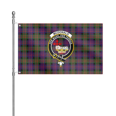McDonald Modern Tartan Crest House Flag