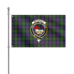 McDonald Tartan Crest House Flag
