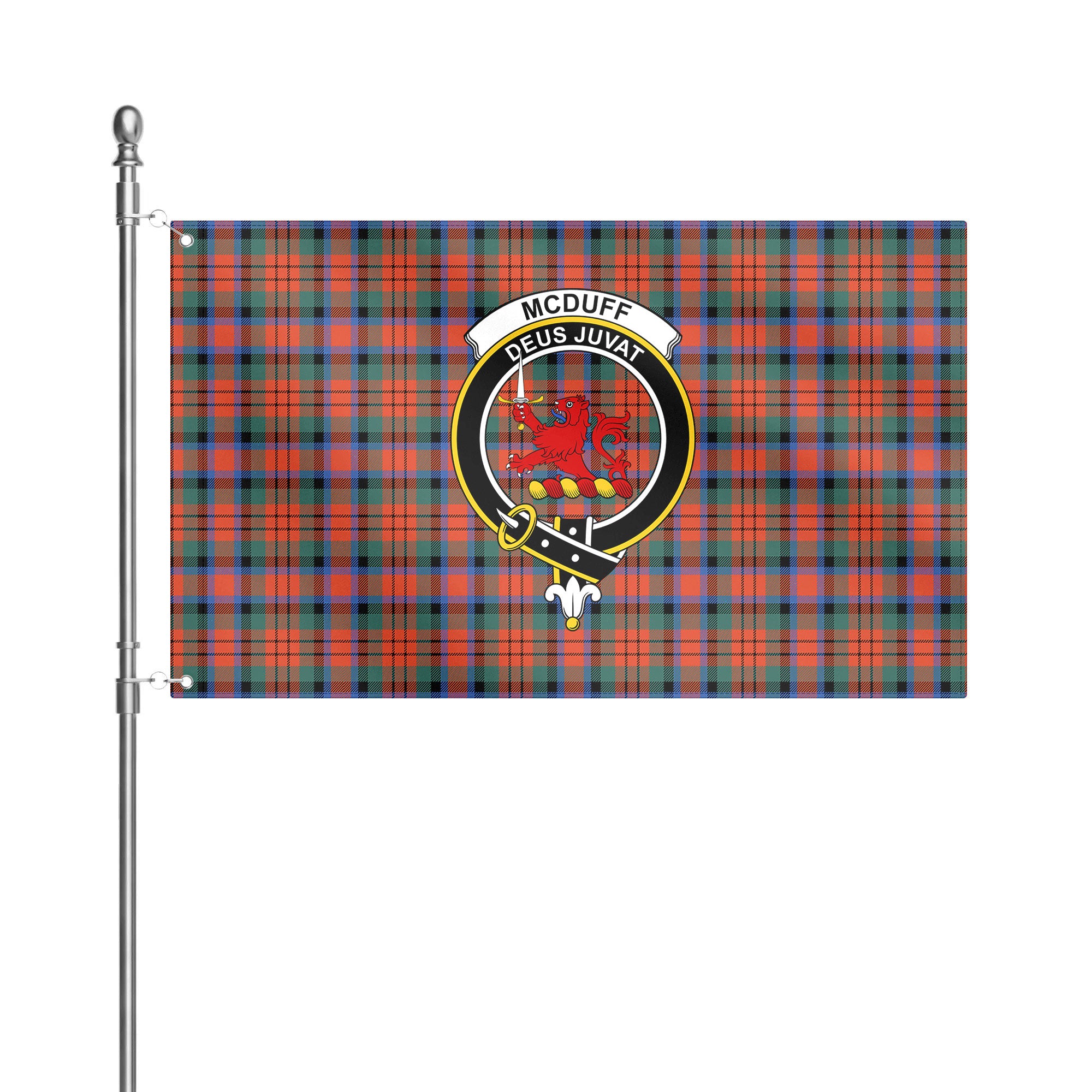McDuff Ancient Tartan Crest House Flag