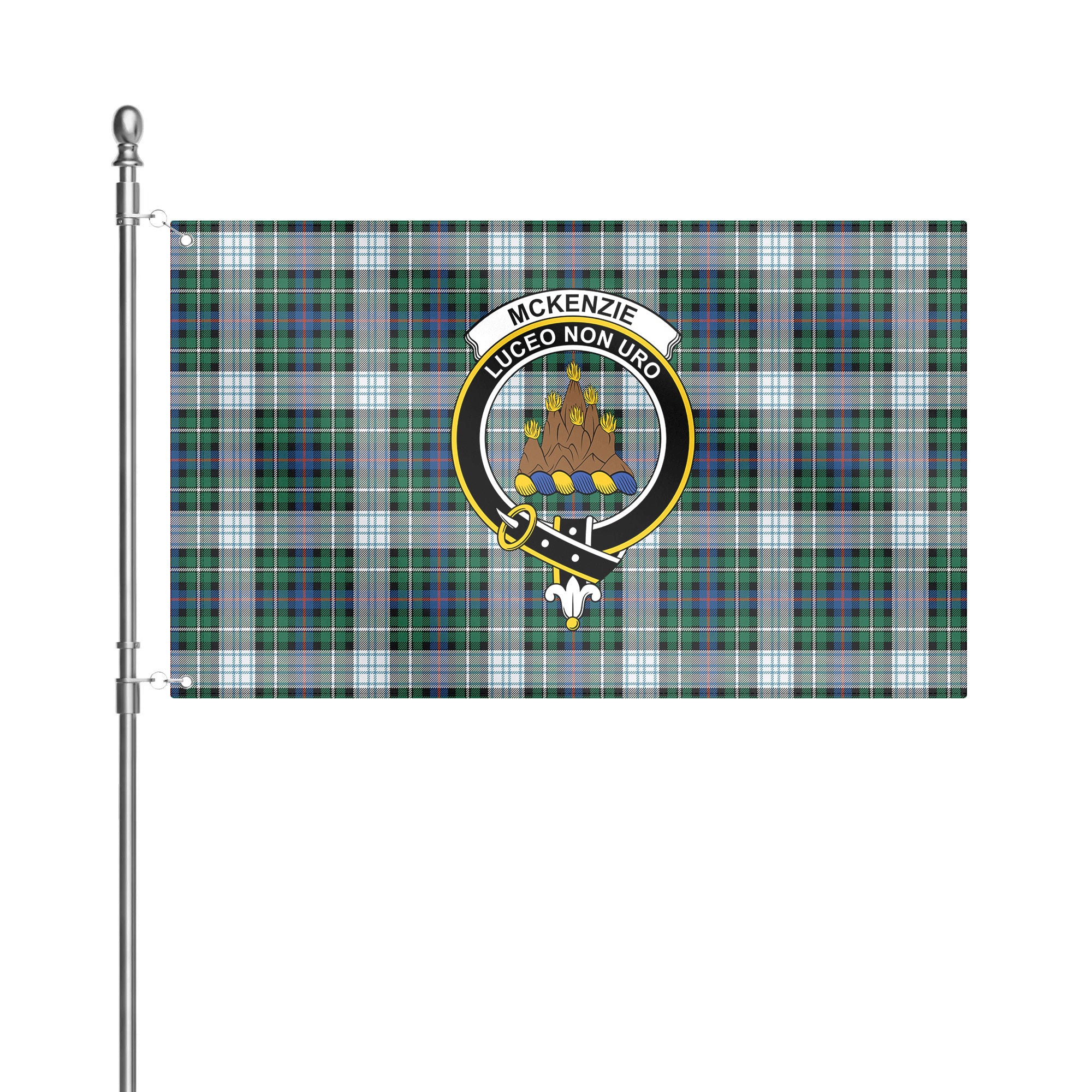 McKenzie Dress Ancient Tartan Crest House Flag