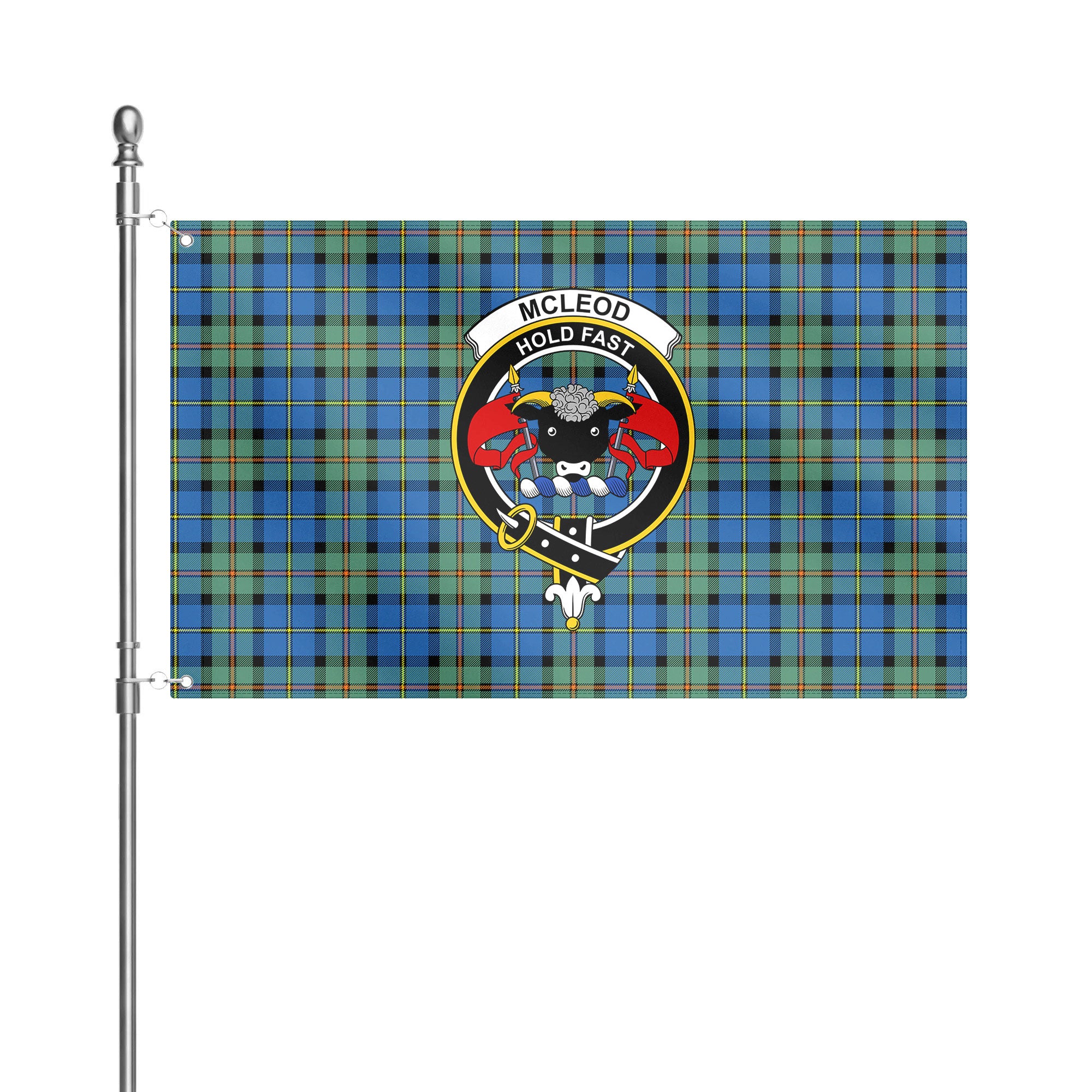 McLeod of Harris Ancient Tartan Crest House Flag