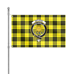 McLeod of Lewis Modern Tartan Crest House Flag