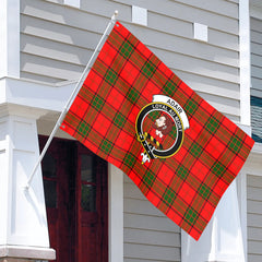 Adair Modern Tartan Crest House Flag