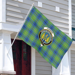 Johnson Ancient Tartan Crest House Flag
