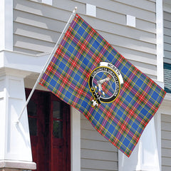McBeth Modern Tartan Crest House Flag
