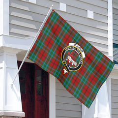 McCook Tartan Crest House Flag