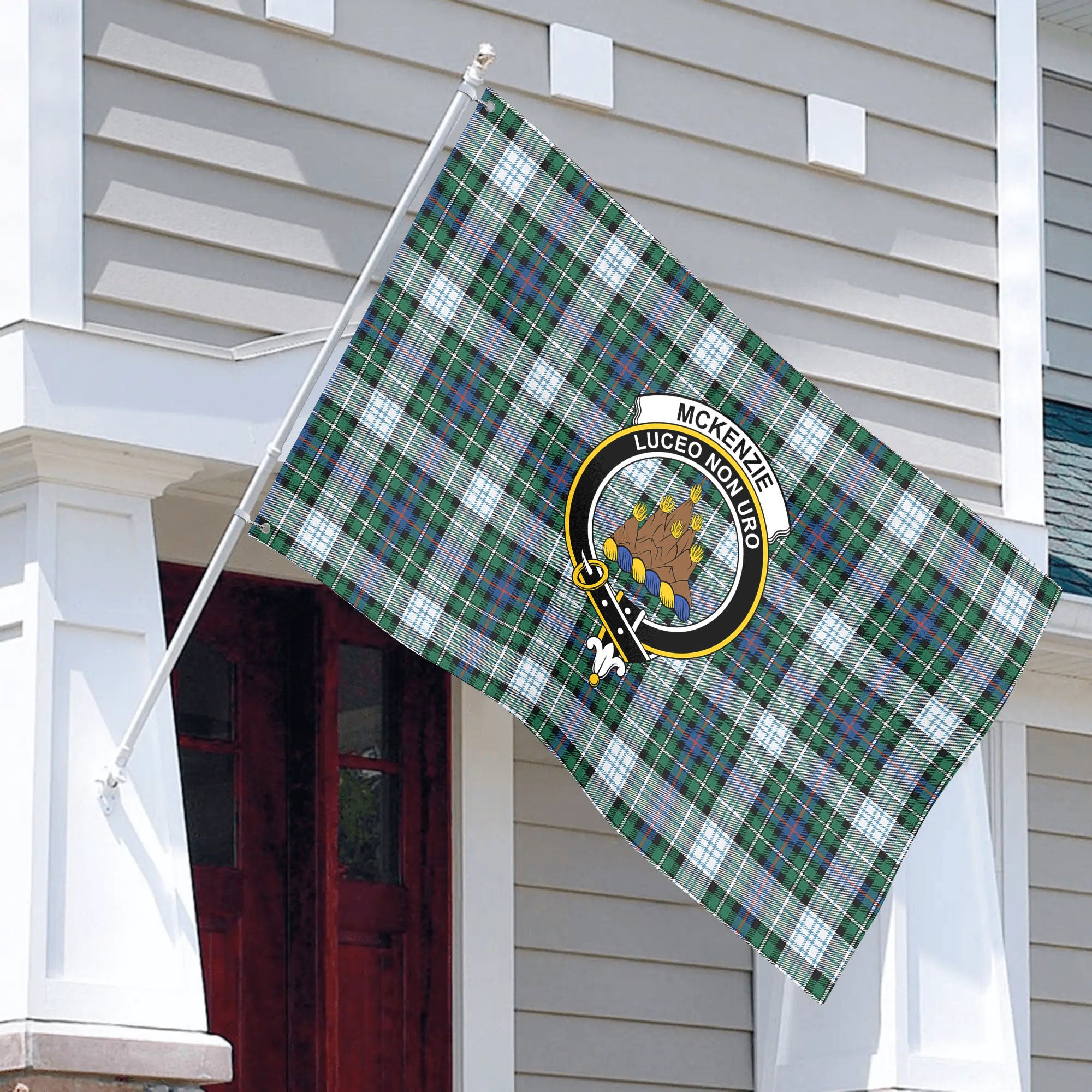 McKenzie Dress Ancient Tartan Crest House Flag