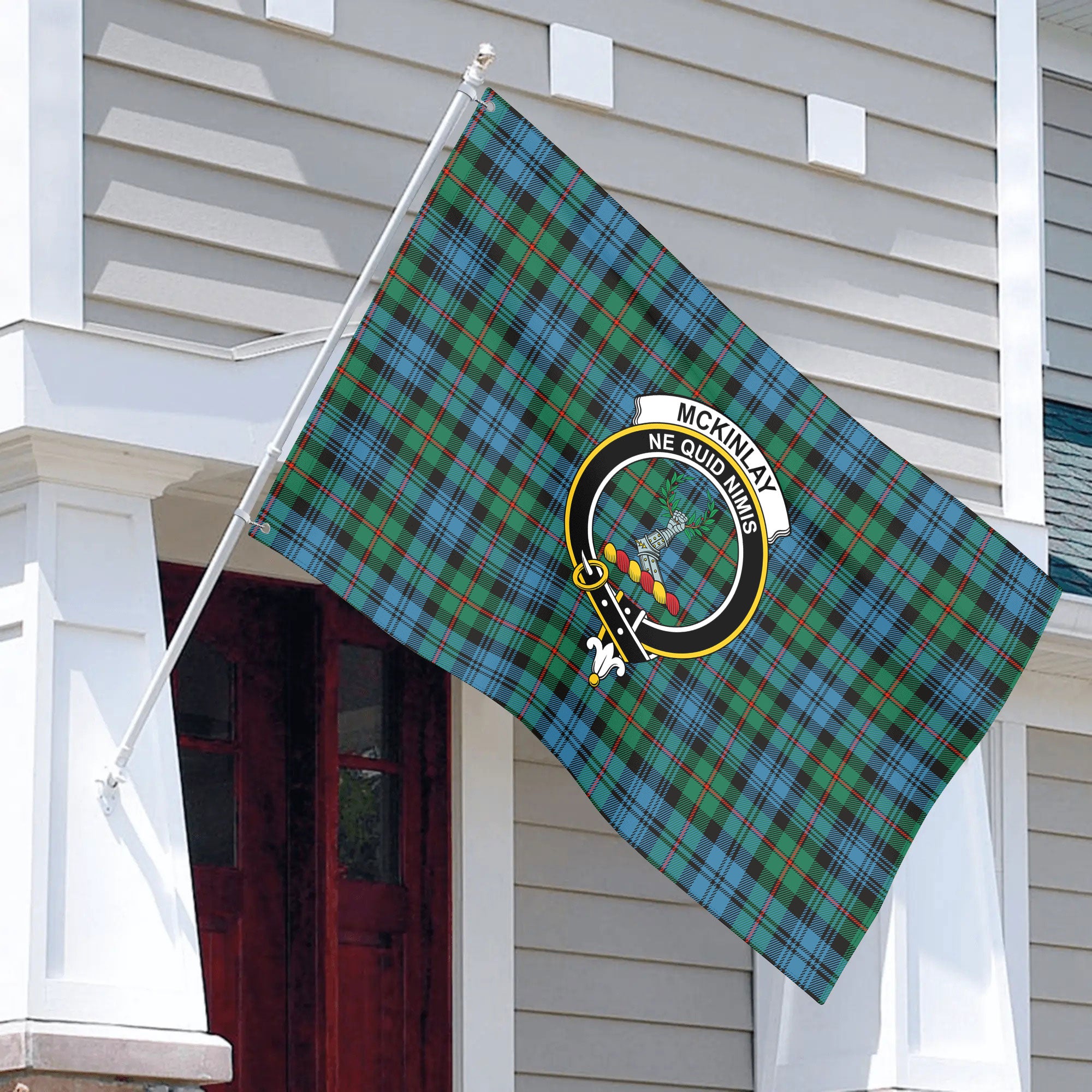 McKinlay Ancient Tartan Crest House Flag