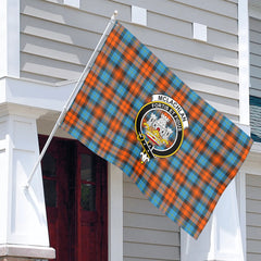 McLachlan Ancient Tartan Crest House Flag