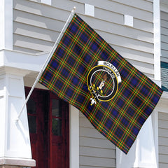 McLellan Modern Tartan Crest House Flag
