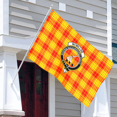 McMillan Clan Tartan Crest House Flag