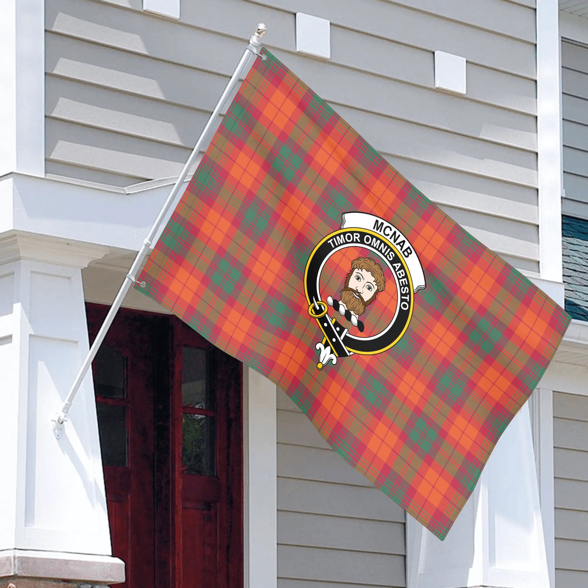 McNab Ancient Tartan Crest House Flag