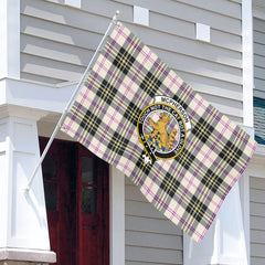 McPherson Dress Ancient Tartan Crest House Flag