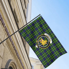 Campbell of Breadalbane Modern Tartan Crest House Flag