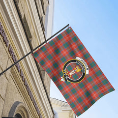 Chisholm Ancient Tartan Crest House Flag