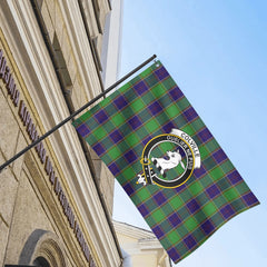 Colville Tartan Crest House Flag