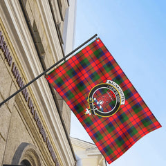 MacNaughten Tartan Crest House Flag