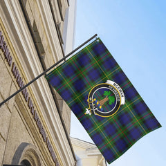 McEwan Modern Tartan Crest House Flag