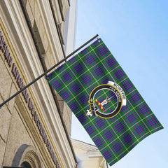 McIntyre Hunting Modern Tartan Crest House Flag