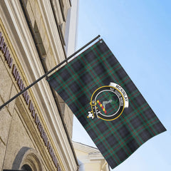 McKinlay Modern Tartan Crest House Flag