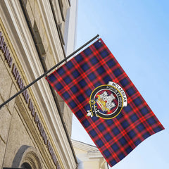 McLachlan Modern Tartan Crest House Flag