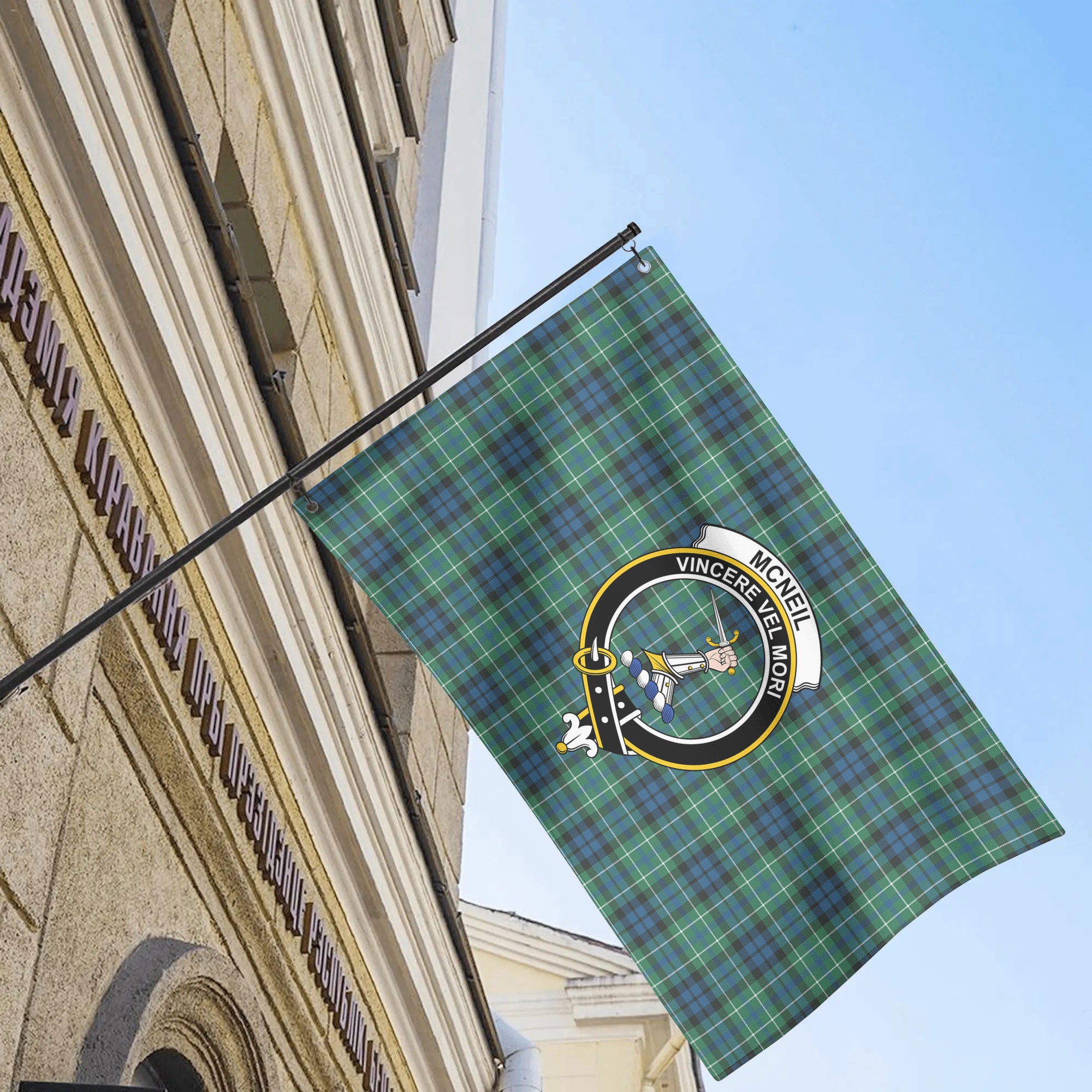 McNeil of Colonsay Ancient Tartan Crest House Flag