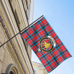 McTavish Modern Tartan Crest House Flag