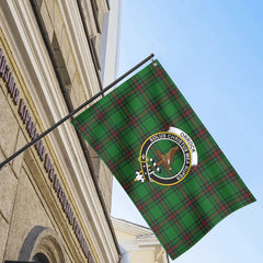 Orrock Tartan Crest House Flag