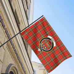 Scott Modern Tartan Crest House Flag