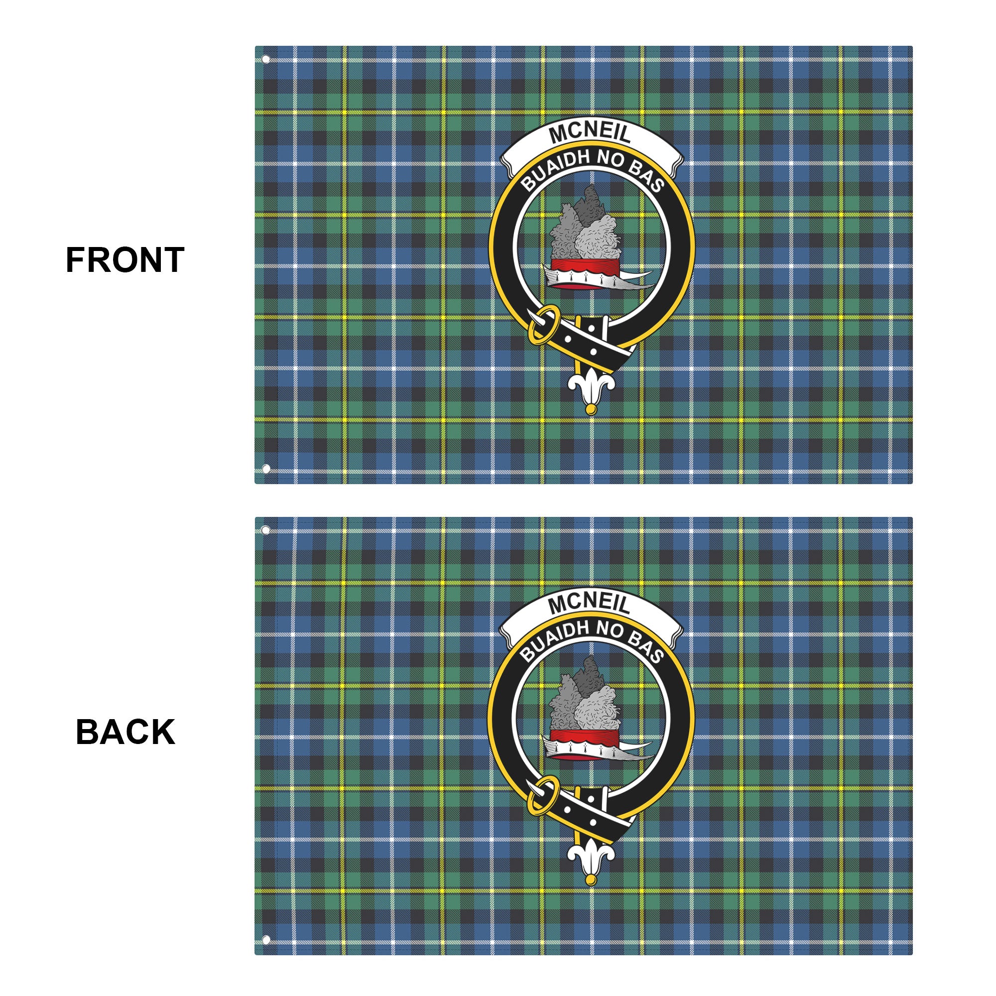 McNeil of Barra Ancient Tartan Crest House Flag