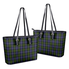 McCaskill Tartan Leather Tote Bag