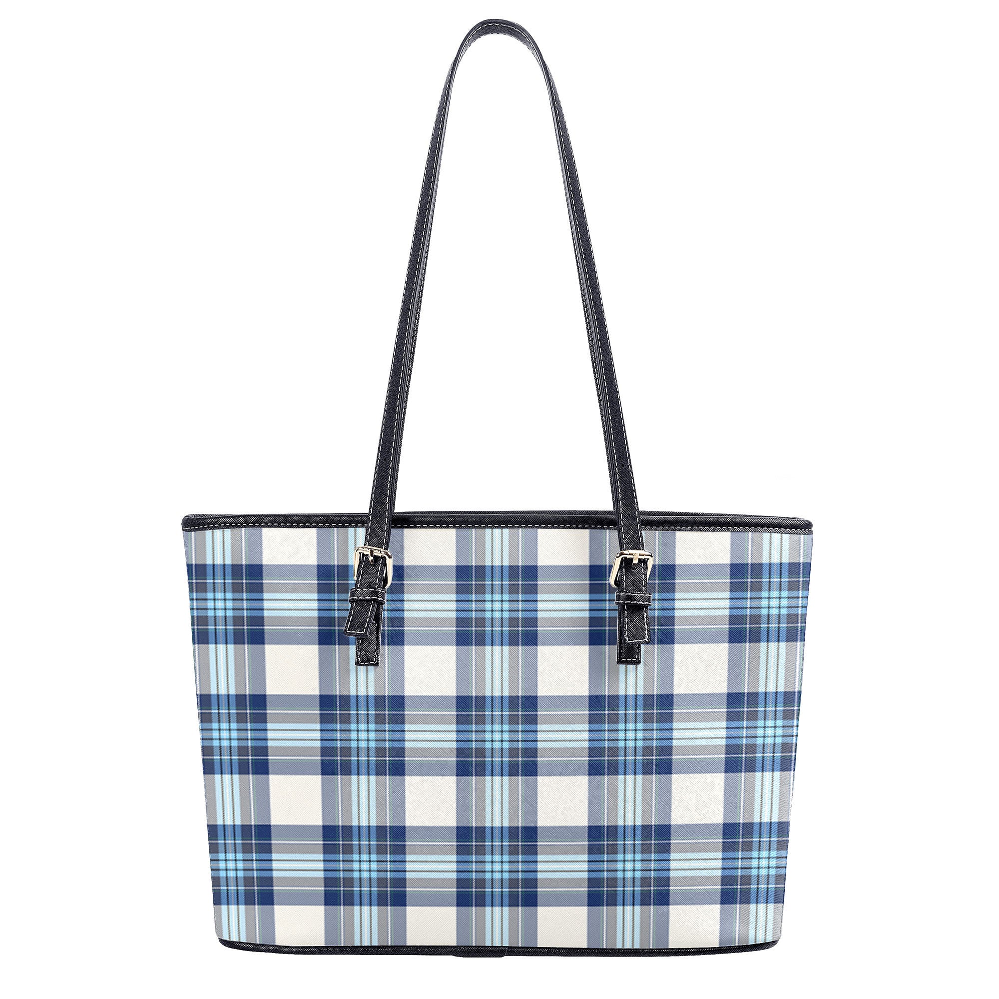 Dunnet Tartan Leather Tote Bag