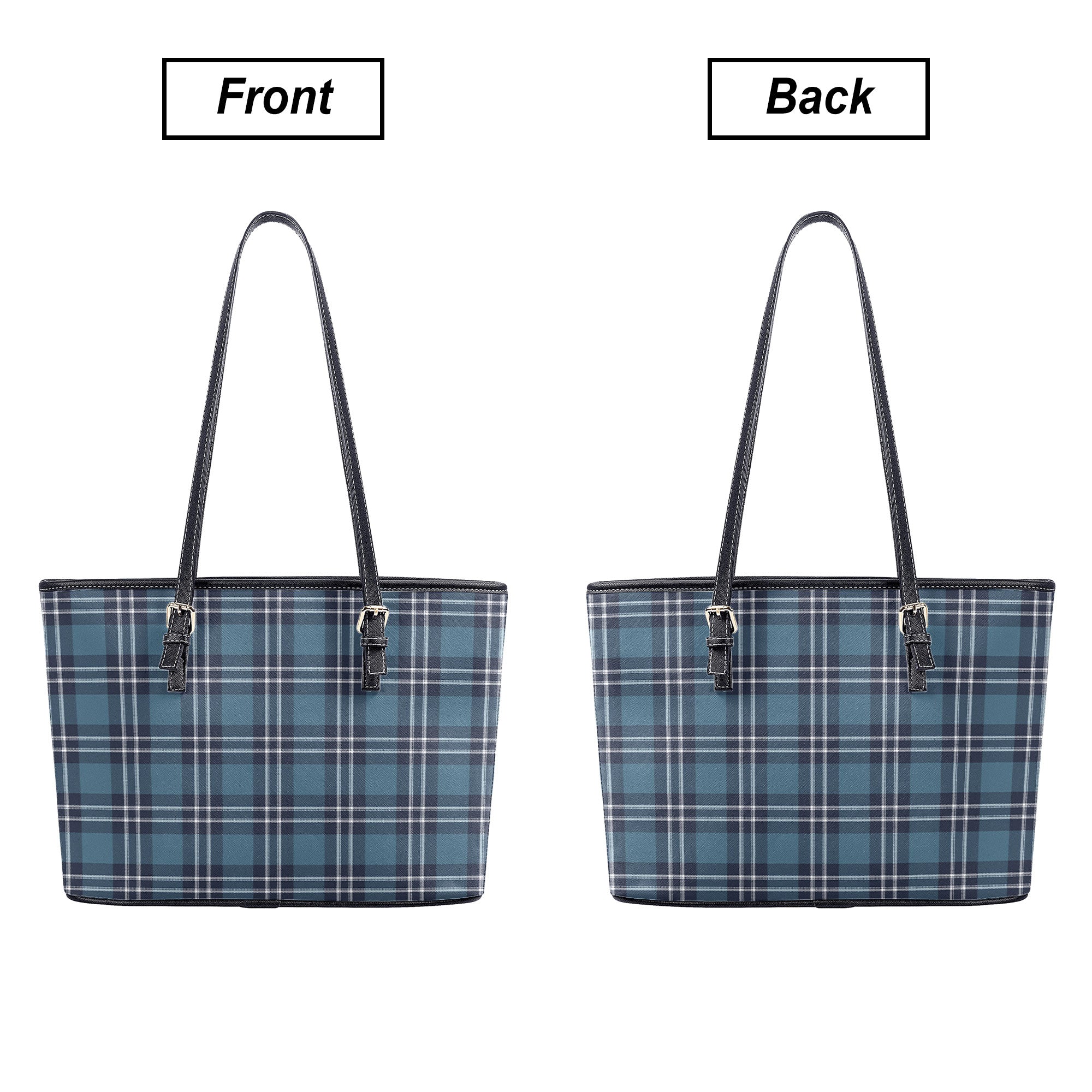 Earl of St Andrews Tartan Leather Tote Bag