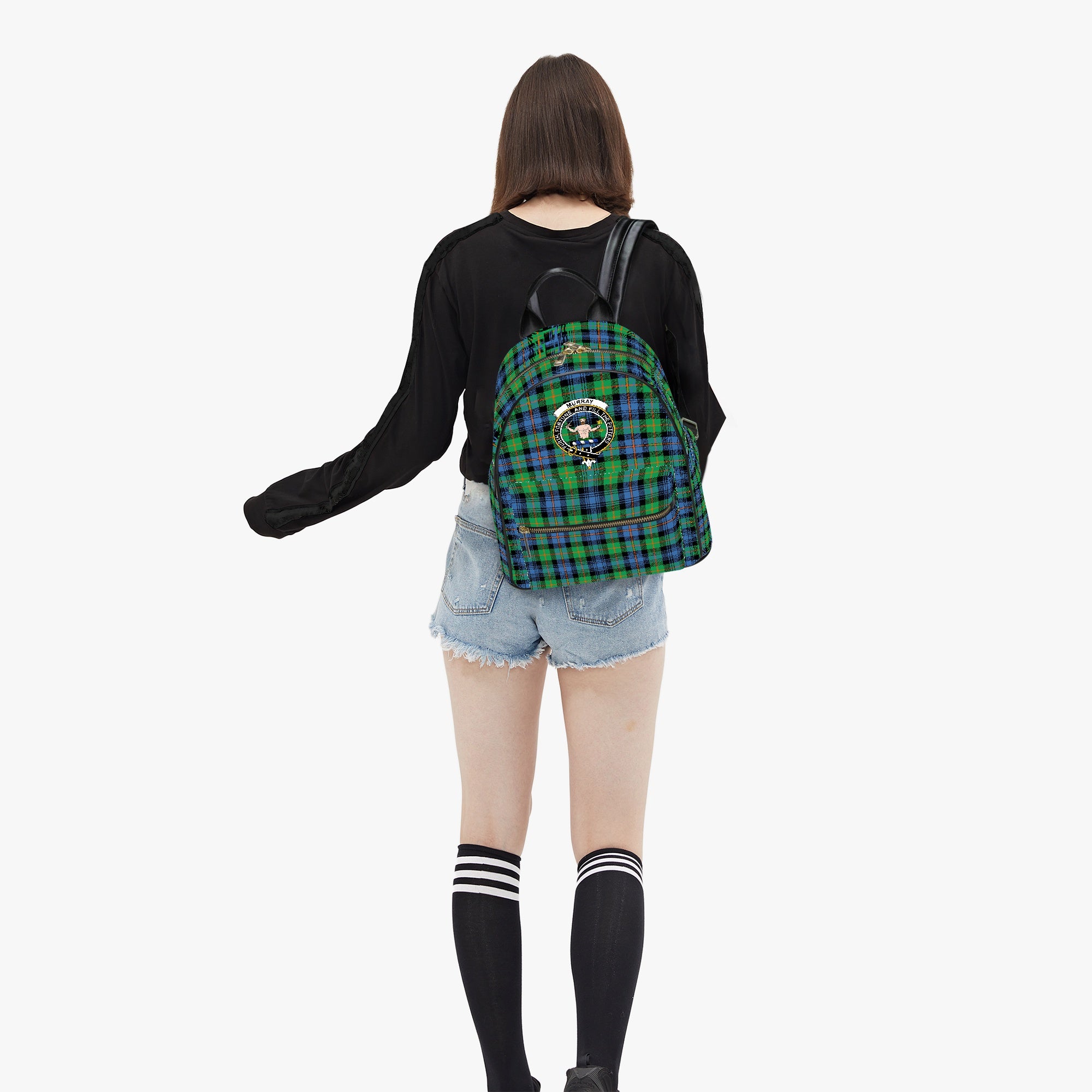 Murray of Atholl Ancient Tartan Crest PU Backpack