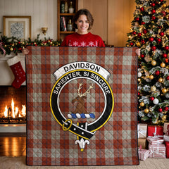 Davidson Dress Dancers Tartan Crest Quilt