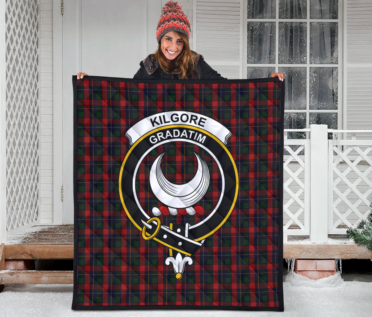 Kilgore Tartan Crest Quilt