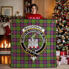 MacDonald (Clan Ranald) Tartan Crest Quilt