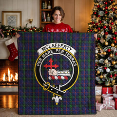 McLafferty Tartan Crest Quilt