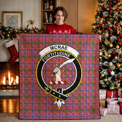 McRae Ancient Tartan Crest Quilt