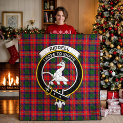 Riddell Tartan Crest Quilt