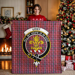 Udny Tartan Crest Quilt