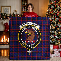 Wedderburn Tartan Crest Quilt