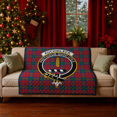 Auchinleck Tartan Crest Quilt