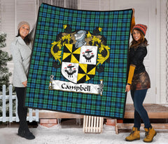 Campbell Ancient 01 Tartan Coat of Arms Quilt
