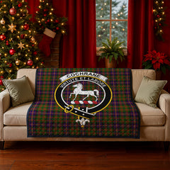 Cochrane Modern Tartan Crest Quilt
