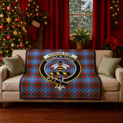 Congilton Tartan Crest Quilt