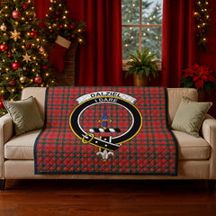 Dalziel Modern Tartan Crest Quilt