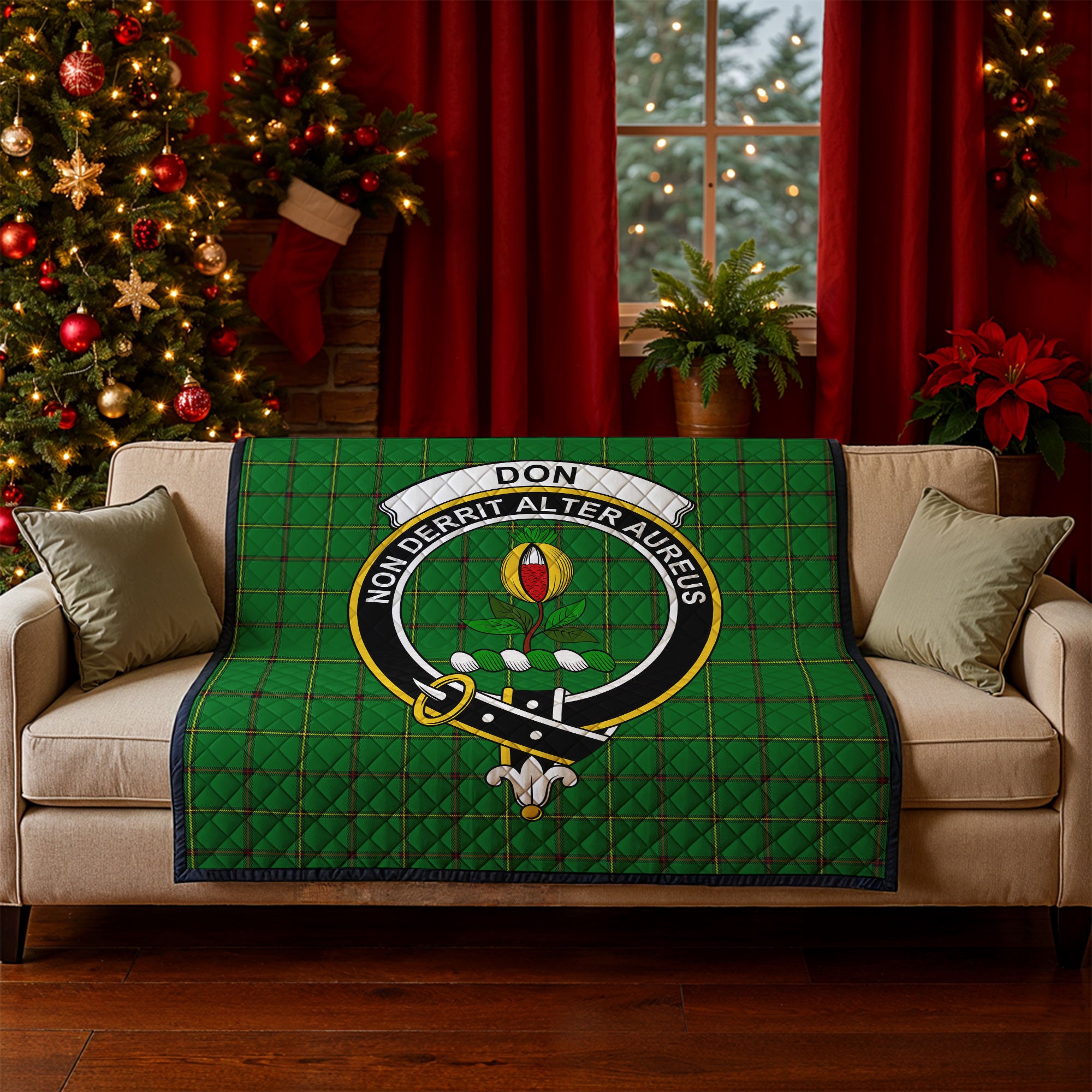 Don Tartan Crest Quilt