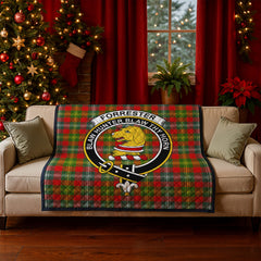 Forrester Tartan Crest Quilt