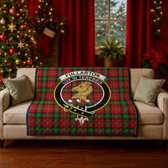 Fullarton Tartan Crest Quilt